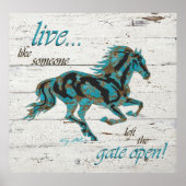 Inspirationspferd Poster (Vorne)