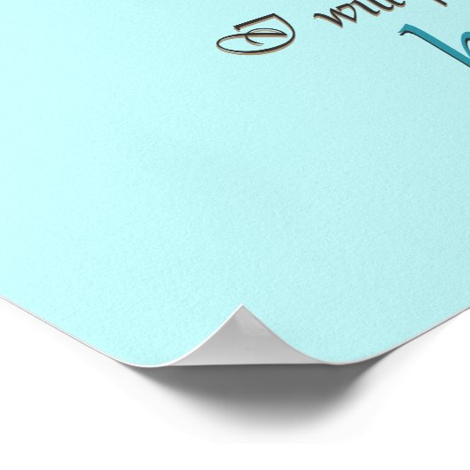 Inspirationspferd Poster (Ecke)