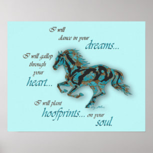 Inspirationspferd Poster