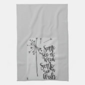 Inspirationsphrase mit einem Kronleuchter/Wunsch Geschirrtuch (Vertikal)