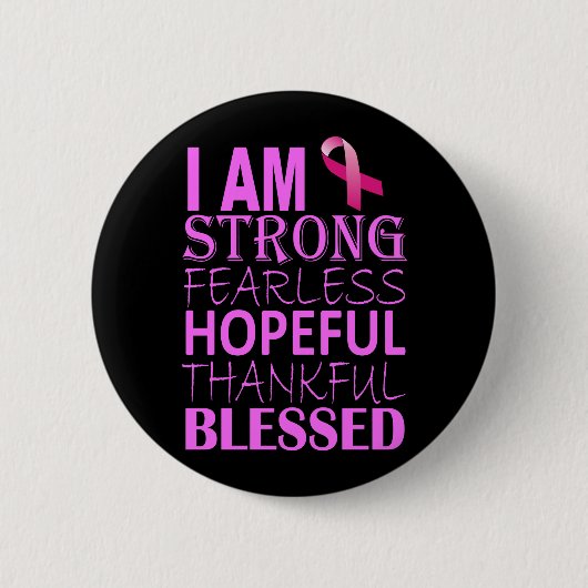Inspirationspink-FlachbandAffirmation Button (Vorderseite)