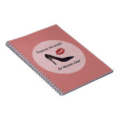 Inspirationspink-Gelassen Frauen-Lead Notizblock (Rechte Seite)