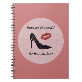 Inspirationspink-Gelassen Frauen-Lead Notizblock