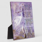 Inspirationsplatte mit Tänzer Fotoplatte (Seite)