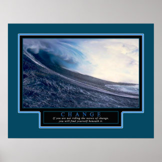 Inspirationspopster "Change" 22x28 Poster