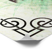 Inspirationspopster für Fitness Zitat #027 Poster (Ecke)