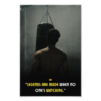 Inspirationspopster für Unternehmer, Athleten Fotodruck