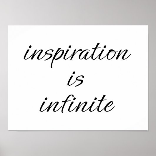 Inspirationspopster Poster (Vorne)
