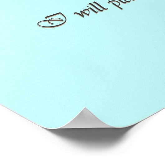 Inspirationspopster Poster (Ecke)