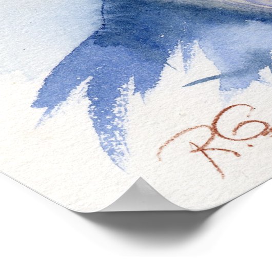 Inspirationsportrait von Andrew Breitbart Poster (Ecke)