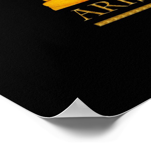 Inspirationspositive Meldungssonne Poster (Ecke)