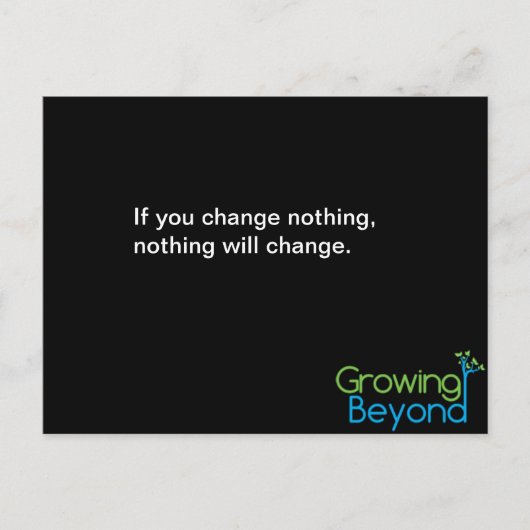 Inspirationspostkarte #20 postkarte (Vorderseite)