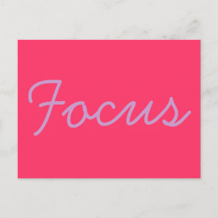 Inspirationspostkarte - Fokus Postkarte