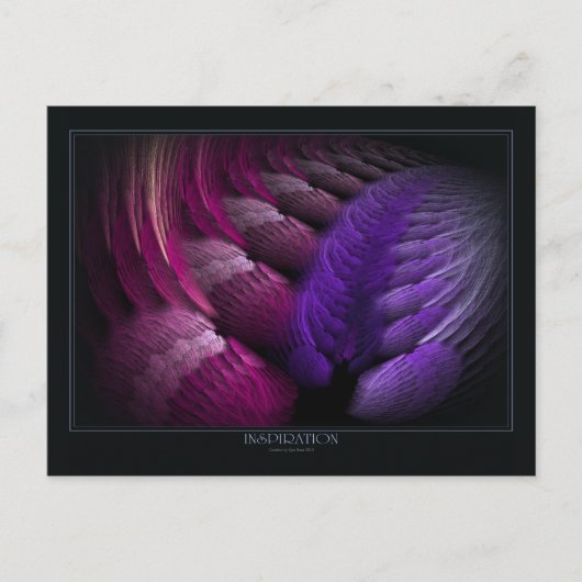 Inspirationspostkarte Postkarte (Vorderseite)
