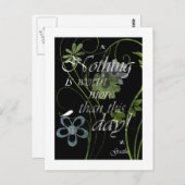 Inspirationspostkarte Postkarte (Vorne/Hinten)