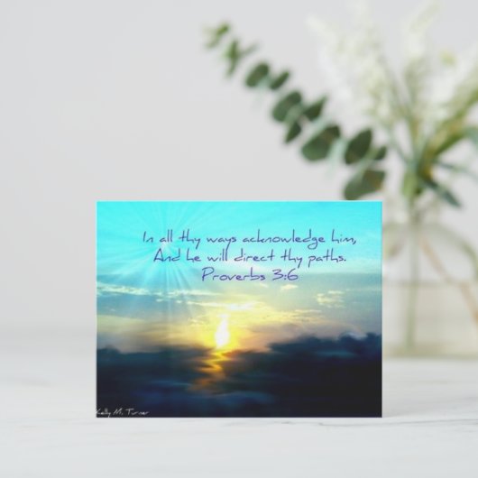 Inspirationspostkarte Postkarte (Stehend Vorderseite)