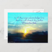 Inspirationspostkarte Postkarte (Vorne/Hinten)