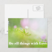 Inspirationspostkarte Postkarte (Vorne/Hinten)