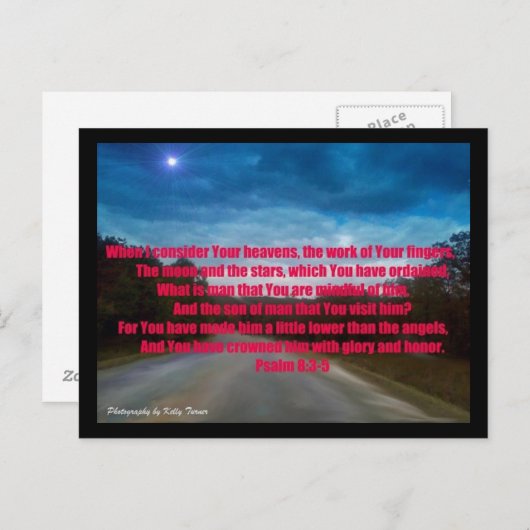 Inspirationspostkarten Postkarte (Vorne/Hinten)