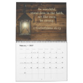 Inspirationspressen für Männer 12 Monate Kalender (Feb 2027)
