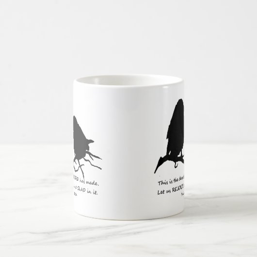 Inspirationspsalm 118:24 Vögel Kaffeetasse (Mittel)