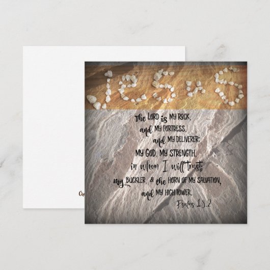 Inspirationspsalmen Bibelverse (Vorne/Hinten)