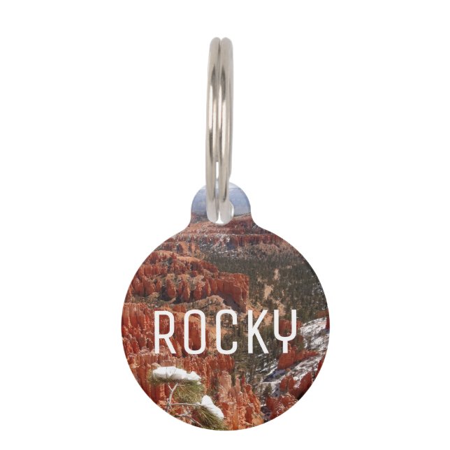 Inspirationspunkt am Bryce Canyon I Haustiermarke (Vorderseite)