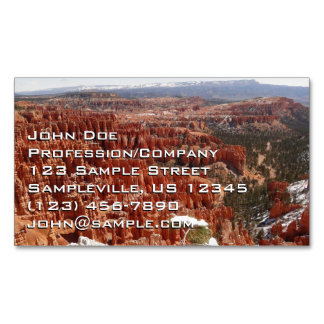 Inspirationspunkt am Bryce Canyon I Magnetische Visitenkarte