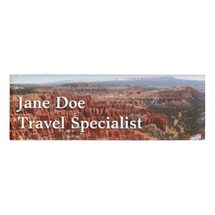 Inspirationspunkt am Bryce Canyon I Namenschild