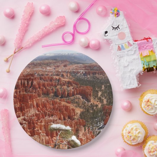 Inspirationspunkt am Bryce Canyon I Pappteller (Party)