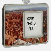 Inspirationspunkt am Bryce Canyon I Rahmen-Ornament Silber (Rechts)