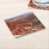 Inspirationspunkt am Bryce Canyon I Rechteckiger Pappuntersetzer (angewinkelt)