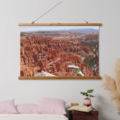 Inspirationspunkt am Bryce Canyon I Wandteppich Mit Holzrahmen (Schlafzimmer)
