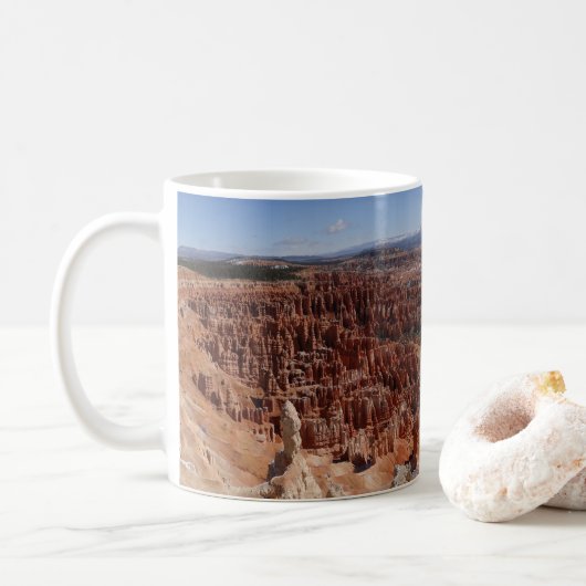 Inspirationspunkt am Bryce Canyon II Kaffeetasse (Mit Donut)