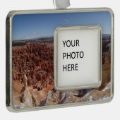 Inspirationspunkt am Bryce Canyon II Rahmen-Ornament Silber (Rechts)