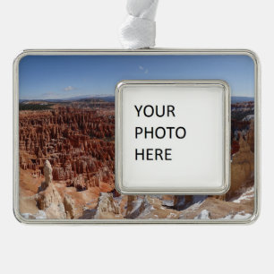 Inspirationspunkt am Bryce Canyon II Rahmen-Ornament Silber