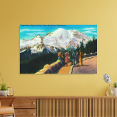 Inspirationspunkt im Sonnenaufgangspark Leinwanddruck (Insitu (Wohnzimmer))