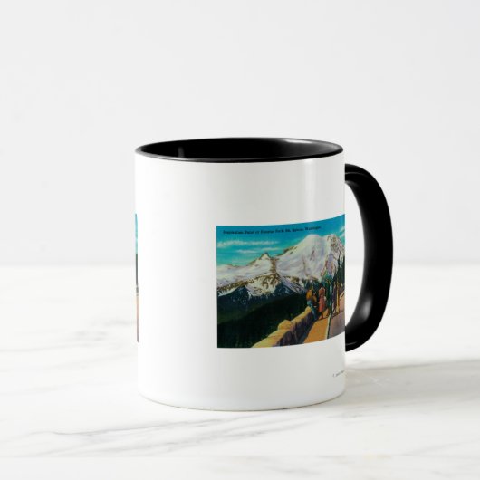 Inspirationspunkt im Sonnenaufgangspark Tasse (VorderseiteRechts)
