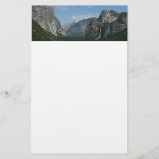 Inspirationspunkt im Yosemite-Nationalpark Briefpapier (Vorderseite)