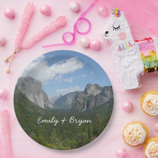 Inspirationspunkt im Yosemite-Nationalpark Pappteller (Party)