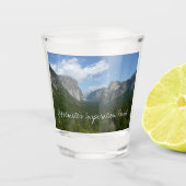 Inspirationspunkt im Yosemite-Nationalpark Schnapsglas (Vorderseite)