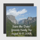 Inspirationspunkt Save the Date in Yosemite Magnetkarte (Vorne/Hinten)