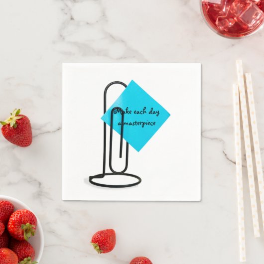 Inspirationsquelle auf der Papierklammer Serviette (Beispiel)