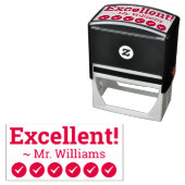 Inspirationsquelle "Ausgezeichnet!" Briefmarke aus Permastempel (Beispiel)