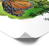 Inspirationsquelle für die gebürstete Monarchschme Poster (Ecke)