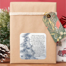 Inspirationsquelle für neue Spuren Quadratischer Aufkleber