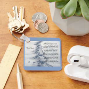 Inspirationsquelle für neue Spuren Schlüsselanhänger