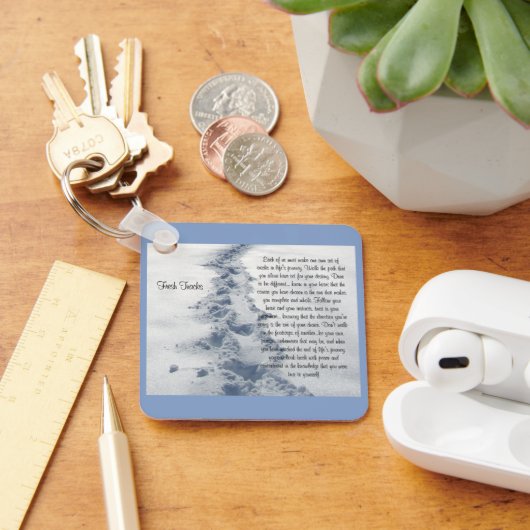 Inspirationsquelle für neue Spuren Schlüsselanhänger (Schreibtisch)