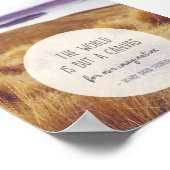 Inspirationsquelle für Reisekostenposter Poster (Ecke)