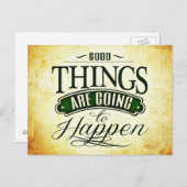 Inspirationsquelle für Zitat Postkarte (Vorne/Hinten)